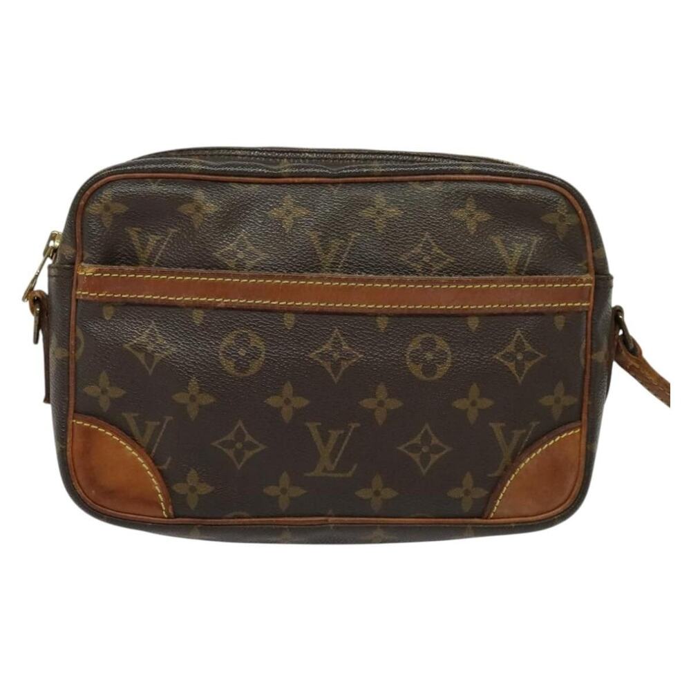 Louis Vuitton Monogram Trocadero 23 Shoulder Bag Brown